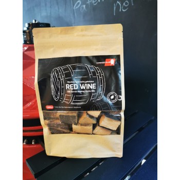 Raudono vyno statinių gabaliukai rūkymui, 1200g
