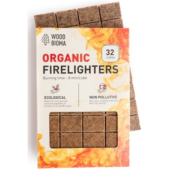 Ekologiški ugnies įdegtukai FIRELIGHTERS, 96 vnt