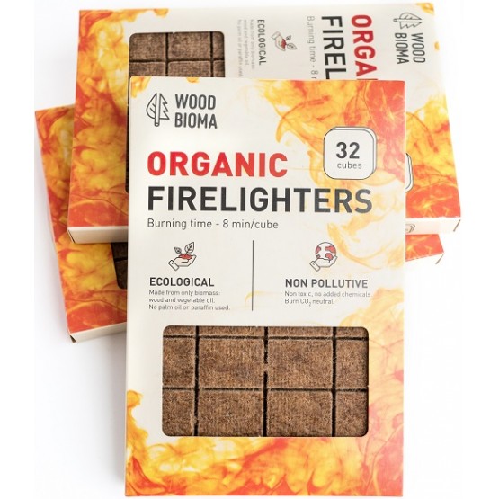 Ekologiški ugnies įdegtukai FIRELIGHTERS, 96 vnt