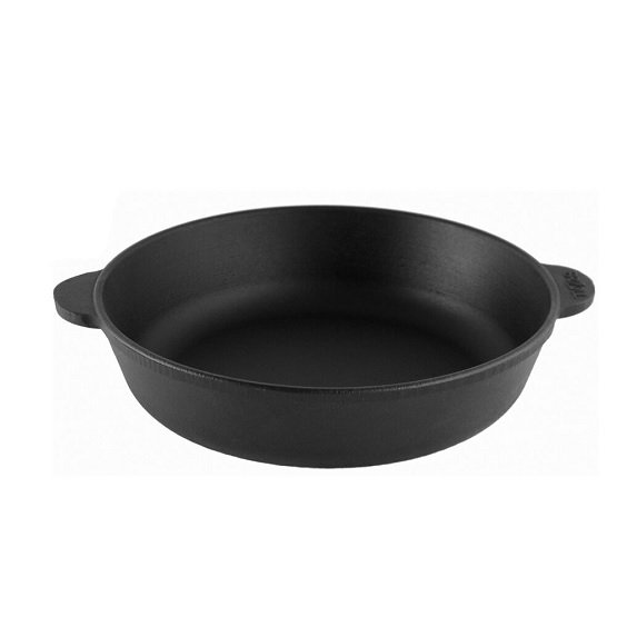 Impregnuota ketaus keptuvė su trumpom rankenom, 26 cm