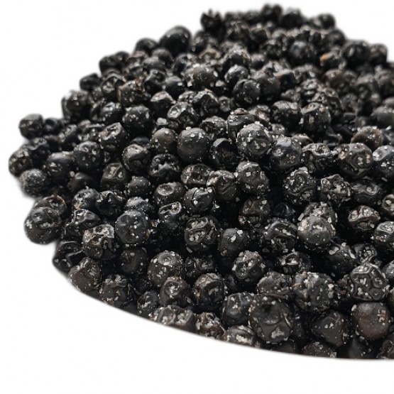 Fermentuoti juodieji Kampoto pipirai su jūros druska, 40 g