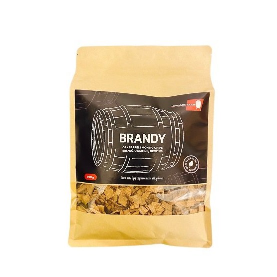 Brendžio statinių drožlės rūkymui, 900g