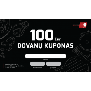 Dovanų kuponas KamadoClub, 100 Eur